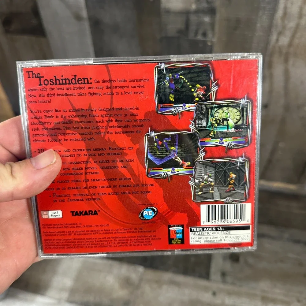 Battle Arena Toshinden 3 (Sony PlayStation 1, 1997) Tested & Working